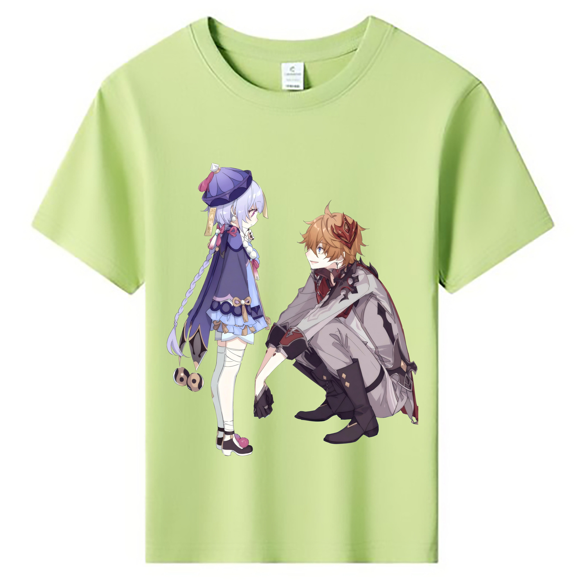 げんし神 七七 なな  genshin Nana 綿100％キッズTシャツ（フロントプリント）